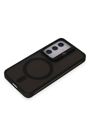 Joko Samsung Galaxy S24 Flet Lens Magsafe Kapak - Siyah