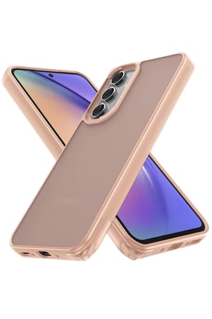 Uray store Samsung Galaxy A05S Kılıf Elegant Kapak - Pudra