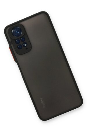 Uray store Xiaomi Redmi Note 11 Pro Kılıf Montreal Silikon Kapak - Siyah