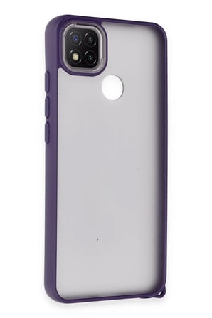 Uray store Xiaomi Redmi 9C Kılıf Elegant Kapak - Derin Mor