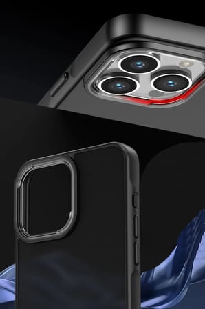Uray store Xiaomi Redmi 9C Kılıf Elegant Kapak - Titan Gri