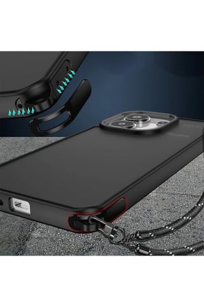 Uray store Xiaomi Redmi Note 13 4G Kılıf Elegant Kapak - Siyah