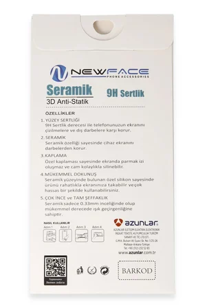 Uray store Xiaomi Redmi Note 13 4G 3D Antistatik Seramik Nano Ekran Koruyucu