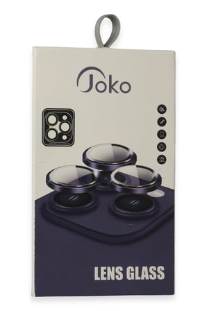 Joko Apple iPhone 15 Pro Max PVD Metal Kamera Lens - Siyah