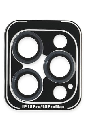 Joko Apple iPhone 15 Pro Max PVD Metal Kamera Lens - Lacivert