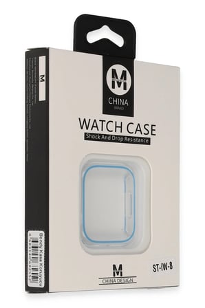 Movenchy Apple Watch 45mm Bondy Kasa Koruyucu - Mavi