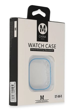 Movenchy Apple Watch Ultra 49mm Bondy Kasa Koruyucu - Mavi