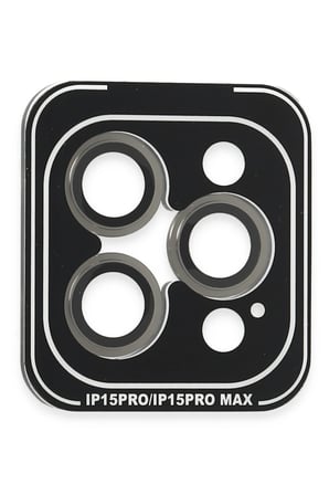 Joko Apple iPhone 15 Pro Max PVD Metal Kamera Lens - Gri