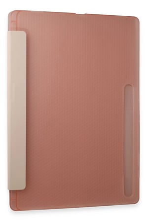 Uray store Samsung Galaxy X910 Tab S9 Ultra 14.6 Kılıf Kalemlikli Mars Tablet Kılıfı - Rose Gold