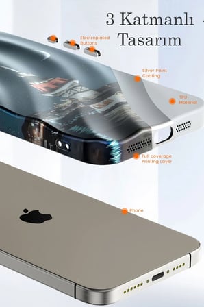 Uray store Apple iPhone 14 Pro Kılıf Crew Desenli Kapak - Köpek