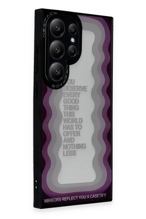 Uray store Samsung Galaxy S23 Ultra Kılıf Mirror Desenli Kapak - Mirror - 5