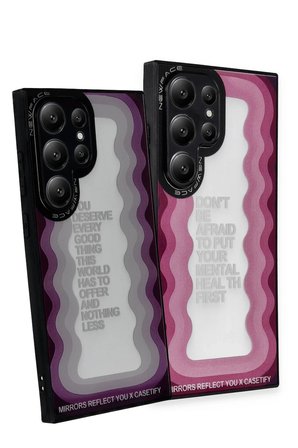 Uray store Samsung Galaxy S23 Ultra Kılıf Mirror Desenli Kapak - Mirror - 5