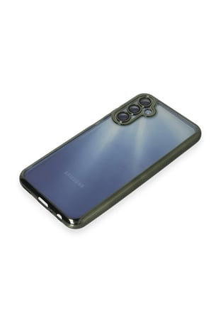 Uray store Samsung Galaxy A15 4G Kılıf Razer Lensli Silikon - Yeşil