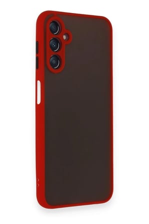 Uray store Samsung Galaxy A25 5G Kılıf Montreal Silikon Kapak - Kırmızı
