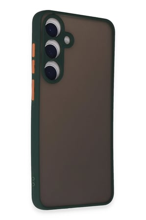 Uray store Samsung Galaxy S24 Kılıf Montreal Silikon Kapak - Yeşil