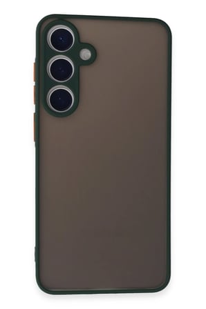 Uray store Samsung Galaxy S24 Kılıf Montreal Silikon Kapak - Yeşil