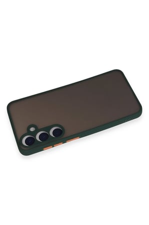 Uray store Samsung Galaxy S24 Kılıf Montreal Silikon Kapak - Yeşil