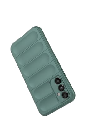 Uray store Samsung Galaxy A15 4G Kılıf Optimum Silikon - Koyu Yeşil
