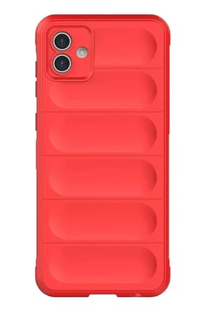 Uray store Samsung Galaxy A05 Kılıf Optimum Silikon - Kırmızı
