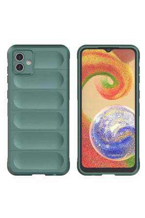 Uray store Samsung Galaxy A05 Kılıf Optimum Silikon - Koyu Yeşil