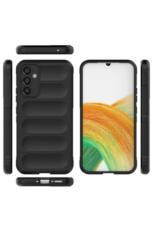 Uray store Samsung Galaxy A05S Kılıf Optimum Silikon - Siyah