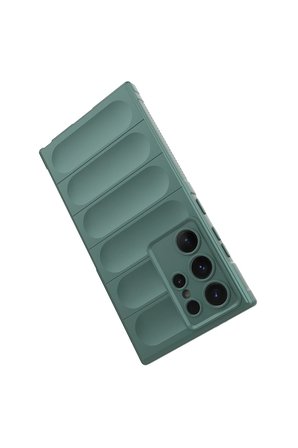 Uray store Samsung Galaxy S24 Ultra Kılıf Optimum Silikon - Koyu Yeşil