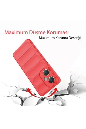 Uray store Vivo Y27 Kılıf Optimum Silikon - Krem