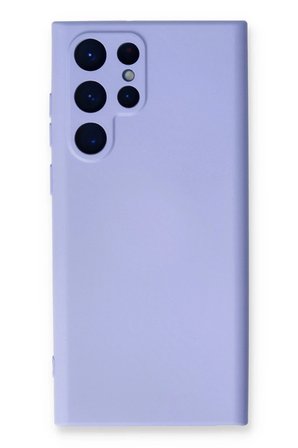 Uray store Samsung Galaxy S24 Ultra Kılıf Nano içi Kadife Silikon - Lila
