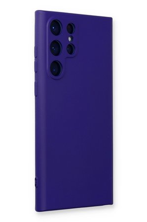 Uray store Samsung Galaxy S24 Ultra Kılıf Nano içi Kadife Silikon - Mor