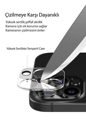 Uray store Samsung Galaxy A25 5G Kamera Lens Koruma Cam