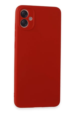 Uray store Samsung Galaxy A05 Kılıf First Silikon - Kırmızı