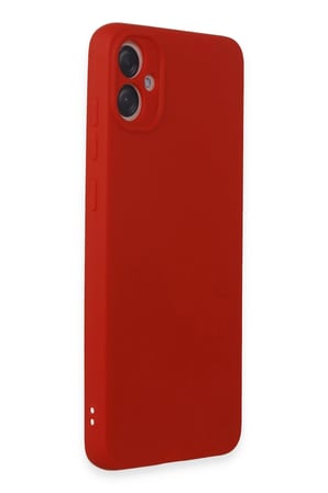 Uray store Samsung Galaxy A05 Kılıf First Silikon - Kırmızı
