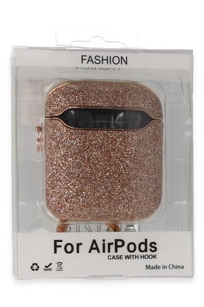 Uray store Apple Airpods 2 (2.nesil) Spell Simli Kılıf - Rose Gold