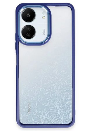Uray store Xiaomi Redmi 13C Kılıf Power Silikon - Lacivert