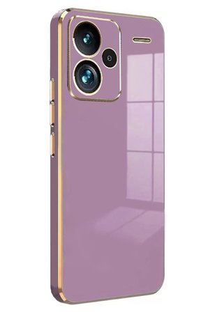 Uray store Xiaomi Redmi Note 13 Pro Plus Kılıf Volet Silikon - Mor
