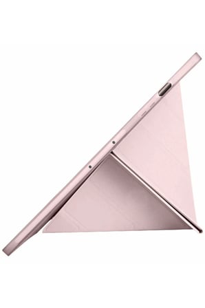 Uray store Samsung Galaxy X610 Tab S9 FE Plus 12.4 Kılıf Kalemlikli Mars Tablet Kılıfı - Rose Gold