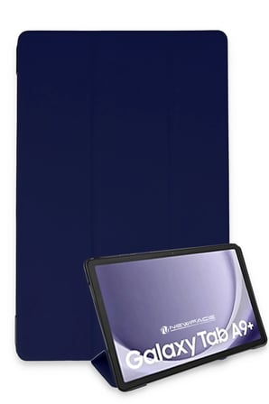Uray store Samsung Galaxy Tab A9 Plus Kılıf Tablet Smart Kılıf - Lacivert