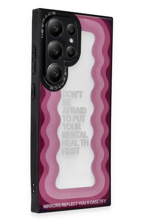 Uray store Samsung Galaxy S23 Ultra Kılıf Mirror Desenli Kapak - Mirror - 11
