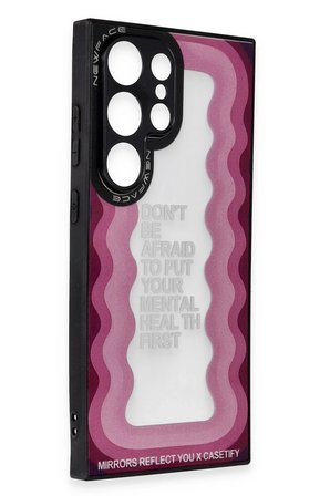 Uray store Samsung Galaxy S23 Ultra Kılıf Mirror Desenli Kapak - Mirror - 11