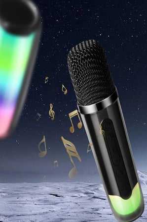 Uray store Pluse 7 Mikrofonlu RGB Kablosuz Hoparlör - Beyaz