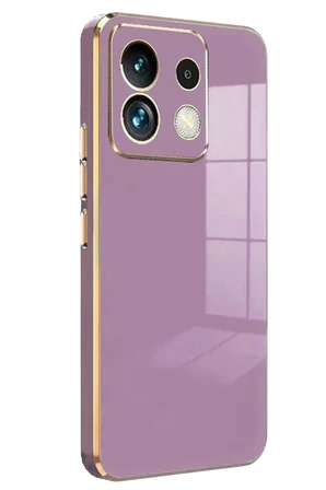 Uray store Xiaomi Redmi Note 13 5G Kılıf Volet Silikon - Mor