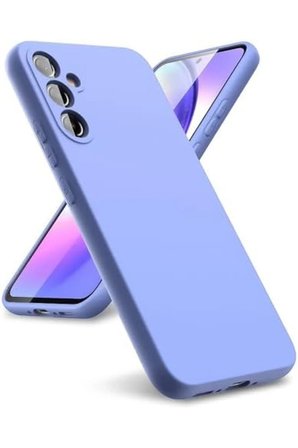 Uray store Samsung Galaxy A24 4G Kılıf First Silikon - Lila