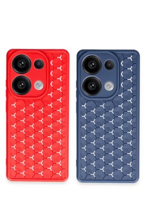 Uray store Xiaomi Redmi Note 13 Pro 4G Kılıf Petek Silikon Kapak - Lila