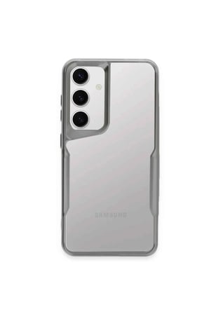Uray store Samsung Galaxy A15 4G Kılıf Boyi Silikon Kapak - Gümüş
