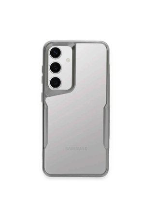 Uray store Samsung Galaxy A55 5G Kılıf Boyi Silikon Kapak - Gümüş