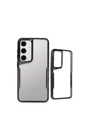 Uray store Samsung Galaxy A55 5G Kılıf Boyi Silikon Kapak - Titan Gri