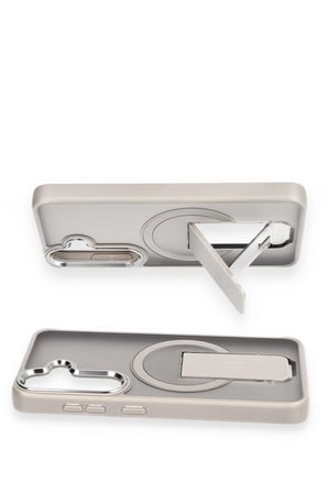 Uray store Samsung Galaxy S24 Tork Magsafe Standlı Kapak - Derin Mor