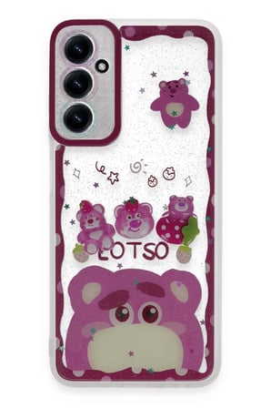 Uray store Samsung Galaxy A14 4G Kılıf Sweet Desenli Silikon Kapak - Pembe
