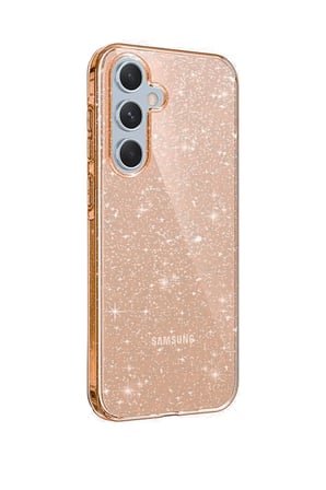 Uray store Samsung Galaxy A05S Kılıf Glow Kapak - Turuncu