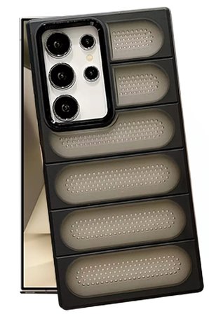 Uray store Samsung Galaxy S24 Ultra Kılıf Airmax Silikon Kapak - Siyah